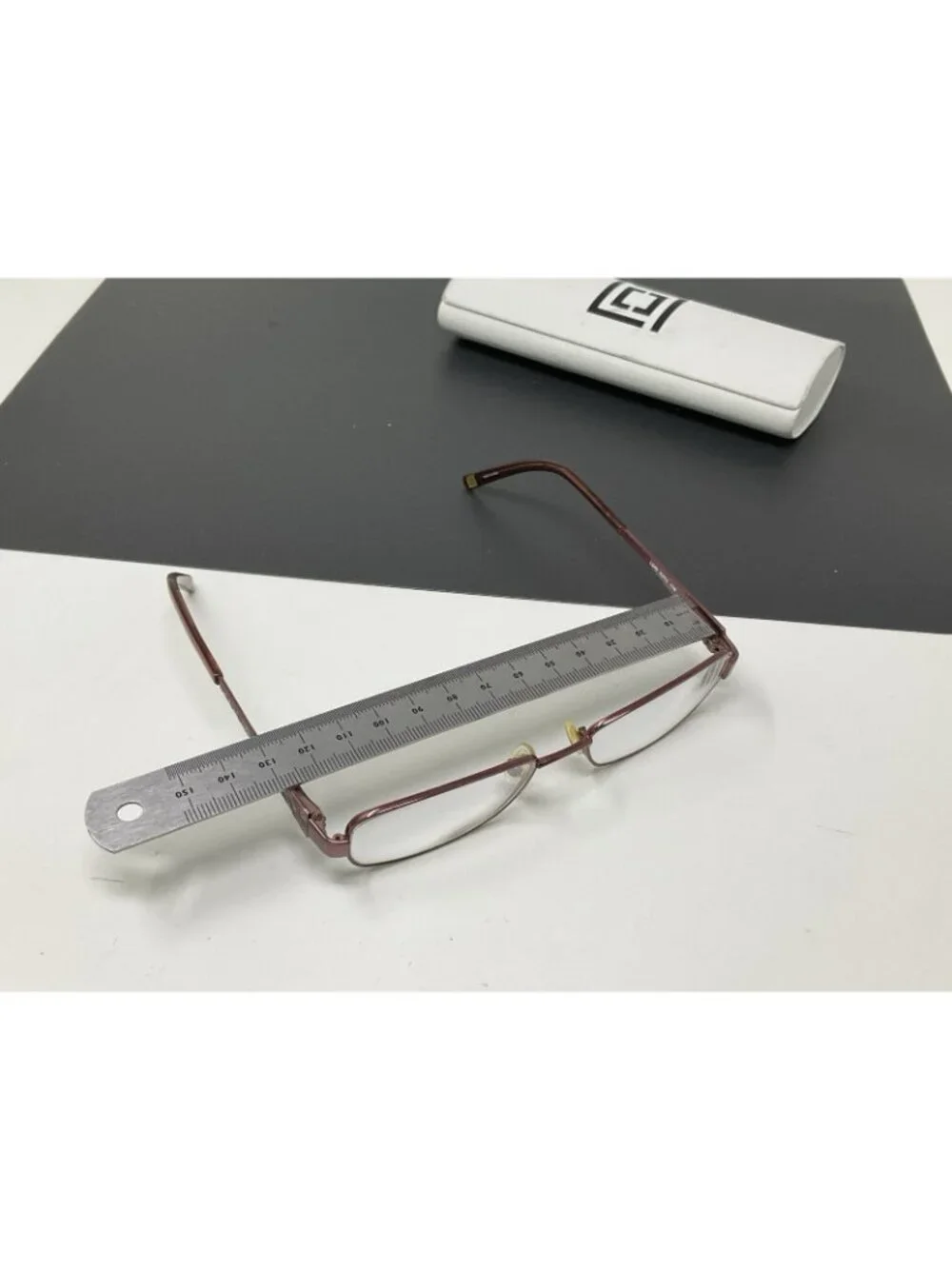 Liz Claiborne Eyeglasses Womens Burgundy L345 0JTU Metal Frames 51-16-135
